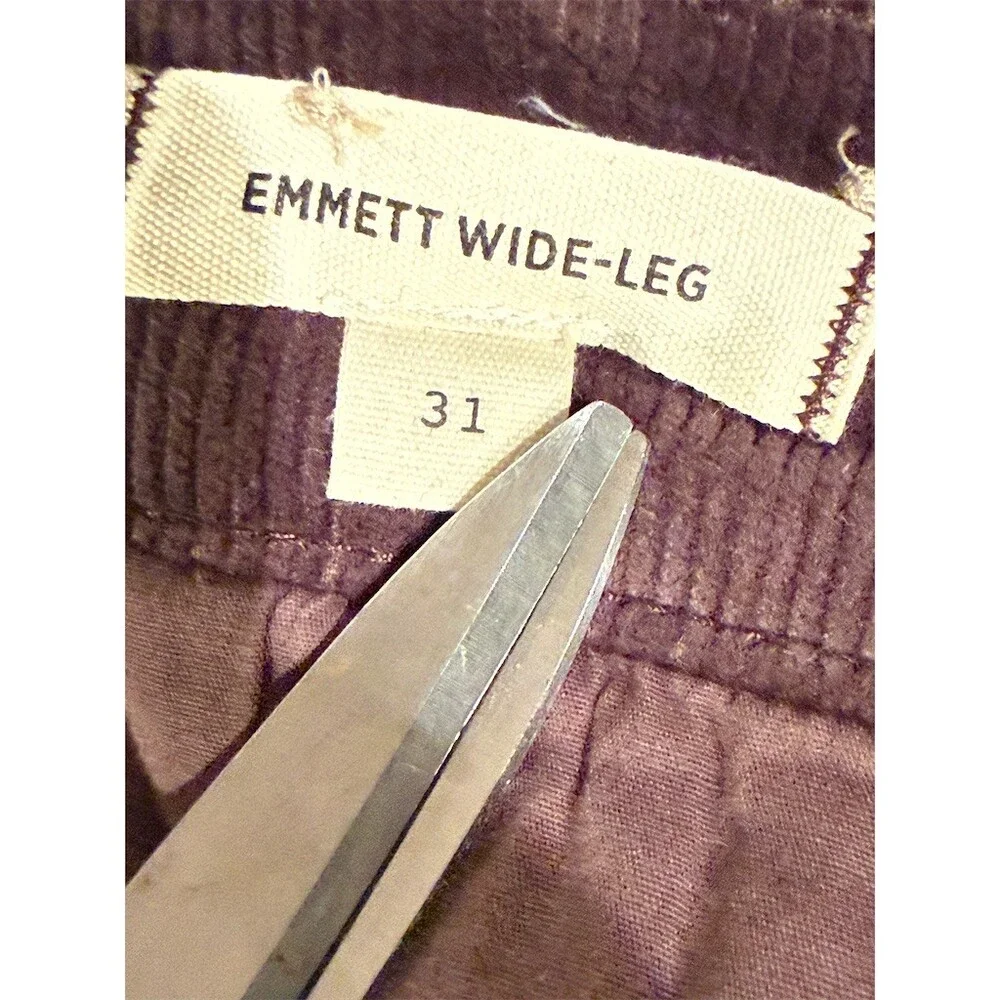 J.Crew Pants Womens Size 31 Brown High Rise Straight Leg Patch Pockets - Picture 7 of 8